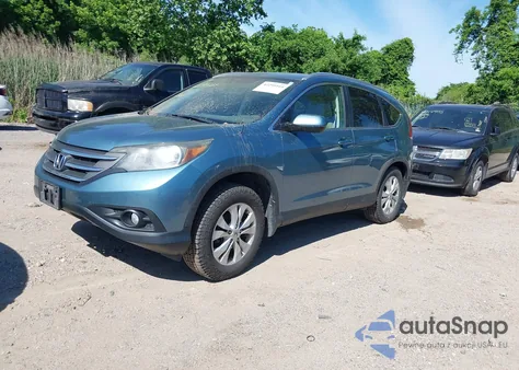 2013 Honda Cr-V Ex-L from USA, damaged, VIN 5J6RM4H73DL007608